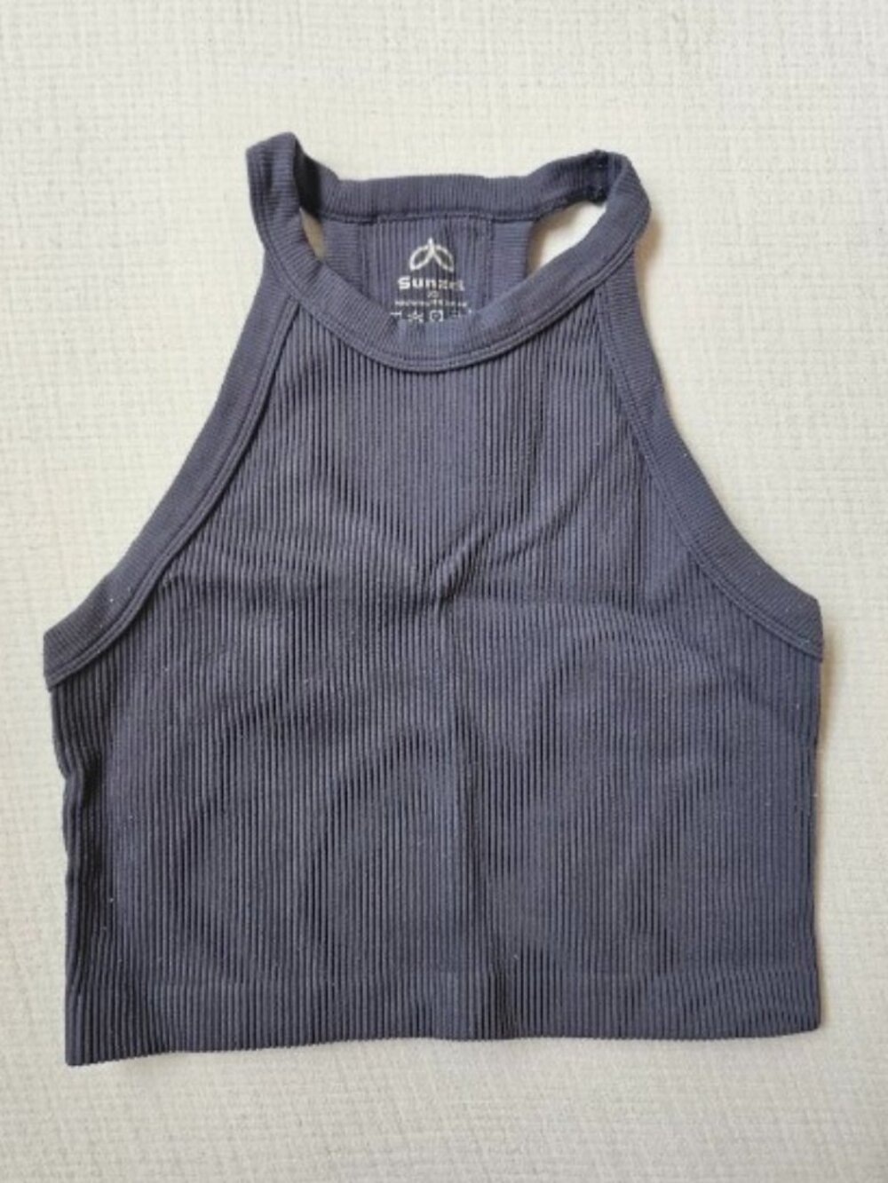 Sunzel Ribbed Tank Top (Halter, High Neck, Seamless)